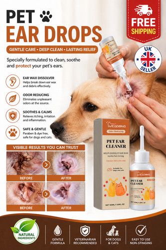 Pet ear drops relieve - drops,