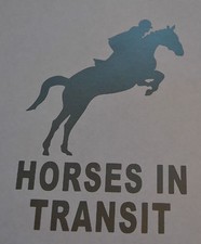 22CM SILVER CAUTION HORSES