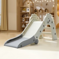 Grey Kids Slide Toddler Baby