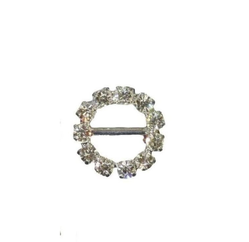 1pc round silver - round,