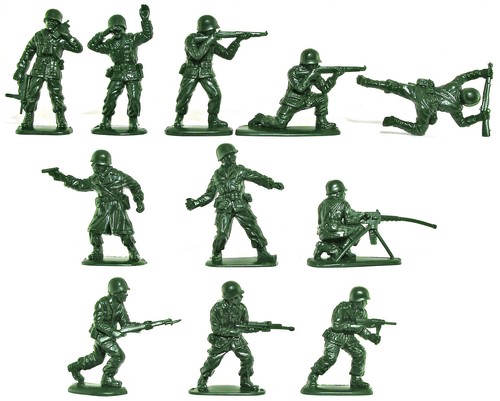 Matchbox wwii infantry - matchbox,