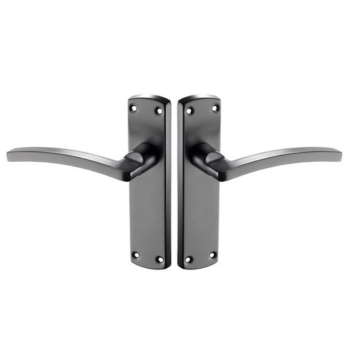 Modern matte black door - modern,