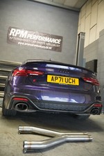 Audi RS4 RS5 B9 2.9 TFSI Exhaust  Resonator Delete Mid Pipes - RPM PERFORMANCE