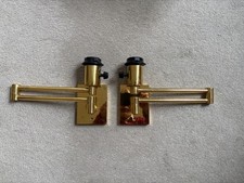 2 Matching Brass Wall Lights