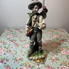 Vintage Porcelain Boy Figure