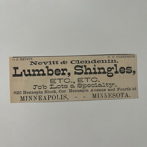 Nevitt clendenin lumber - nevitt, &
