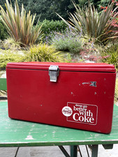 Vintage 50s Coke Cooler Progress Refrigeration Rat VW camper 60's Coca Cola retr