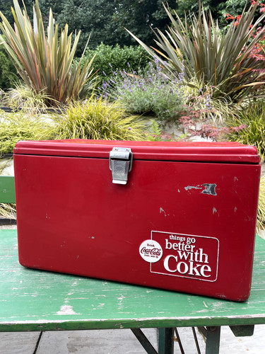 Vintage 50s coke cooler - vintage,