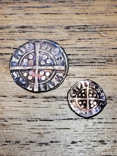Edward silver penny - silver,