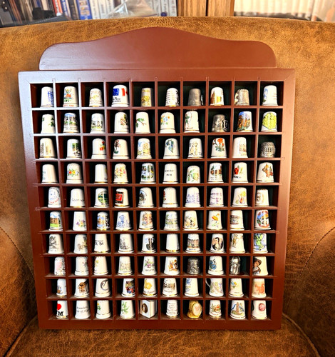 Vintage mahogany thimble - mahogany,