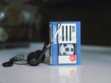 Blue ? Sony walkman WM33 Personal Cassette Player 1980's fully working 