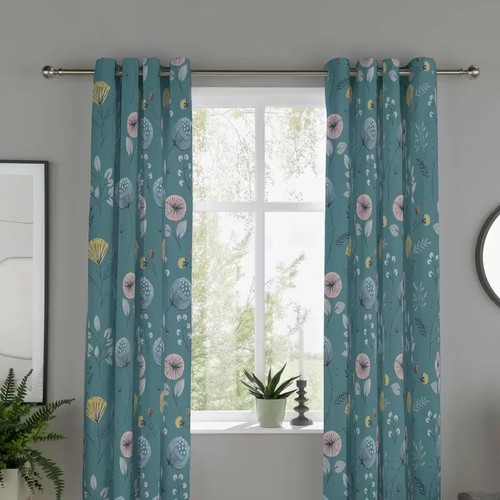 Floristry eyelet curtains - floristry,