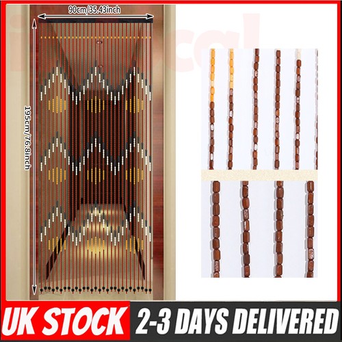 Bamboo beaded room door - room,