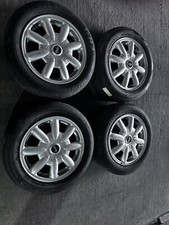 15" mini alloys silver 4x100