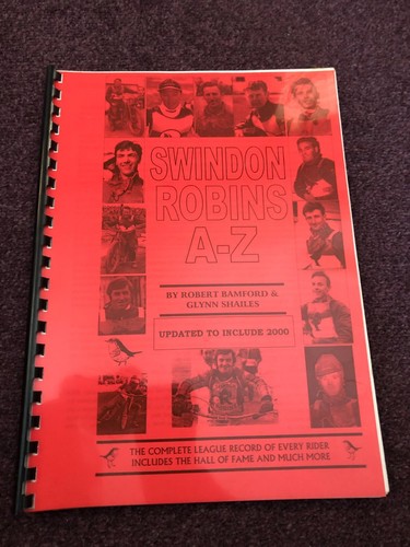 Speedway book swindon - book,