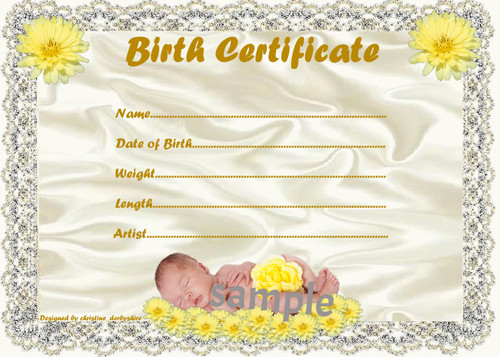 Lace edged birth - lace,