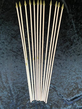 Job Lot 48 Wooden Poles Sticks