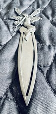 Solid silver fairy bookmark - silver,