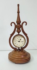 Vintage Wooden Hermle Mantle Quartz Clock - Untested, Spares/Repair