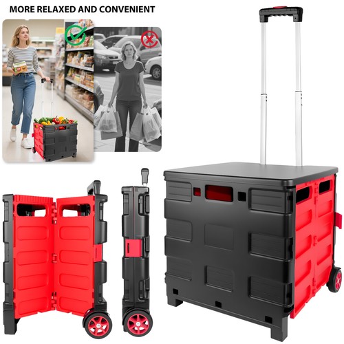 Folding shopping trolley cart - folding,