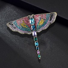 Huge Dragonfly Brooch Art Deco