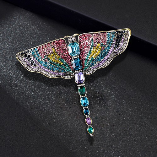 Huge dragonfly brooch - dragonfly, deco