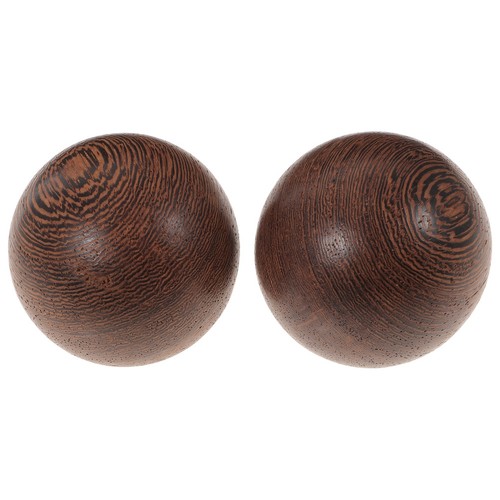 Pair rosewood handball - 1, of