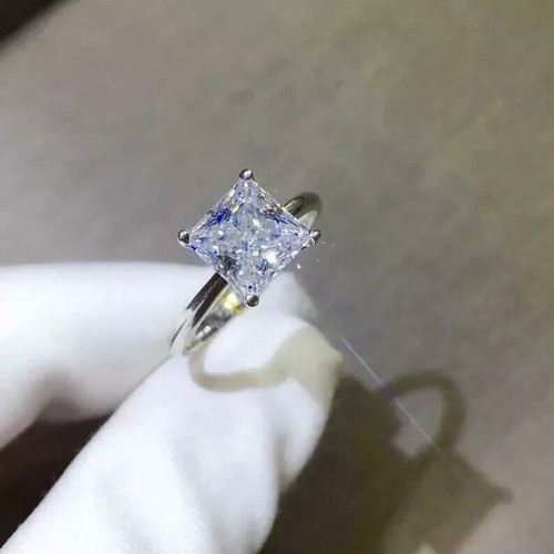 3ct princess cut lab - cut,