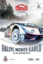 Rally Monte Carlo 2018 - Official Poster - Ford Fiesta WRC - S.Ogier