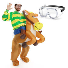 GREEN JOCKEY COSTUME RIDING