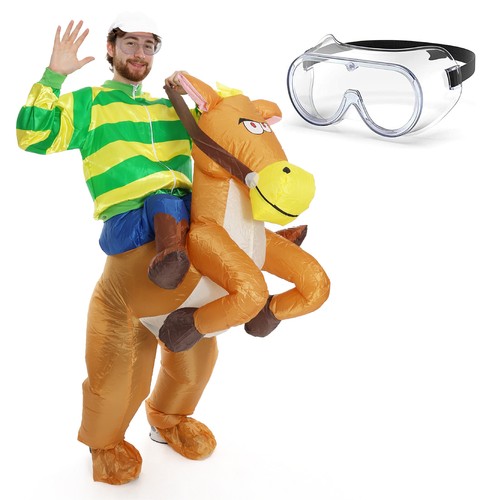 Green jockey costume riding - green,