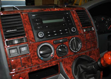 Dash Kit Decal Trim for RHD VW T5 2003-2009 Interior Wood Look