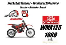 Cagiva WMX125 WMX 125  Service Repair Workshop Manual  1986