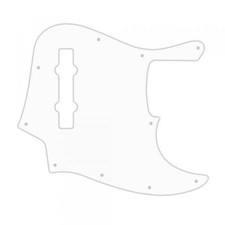 USA PICKGUARD for FENDER® MEXICO MADE 5 STRING JAZZ BASS® MIM 3 Ply PG WHITE WBW