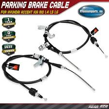 2x Hand Brake Cables Rear for Hyundai Accent III Kia Rio II JB 05-10 1.4 1.5 1.6