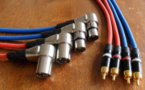 4x4 meter xlr rca cable - meter,