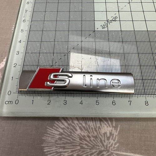 Genuine audi line car badge - s,