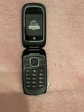 AT&T Z222 H20 - Blue Basic Flip Cell Cellular Phone H20 Straight Talk