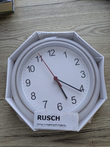 Ikea rusch analog - rusch, clock