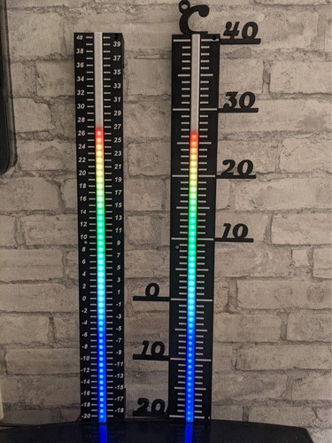 Thermometer outdoor led - thermometer,