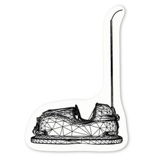 'Dodgem Car Side' Decal Stickers (DW013307)