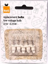 B&Q 05080342  5 x Clear Spare