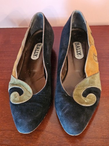 Vintage 1980s bally suede - vintage,
