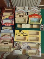 16 x   DAYS GONE/ LLEDO / MATCHBOX, EMPTY BOXES COMPLETE WITH PLASTIC INSERTS