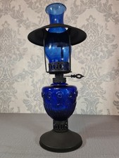 Oil lamp cobalt blue - lamp,