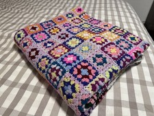 Large vintage wool throw /