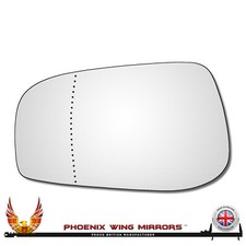For Volvo V70 2003-2006 Wide Angle Wing Door Mirror Glass Left Hand Side