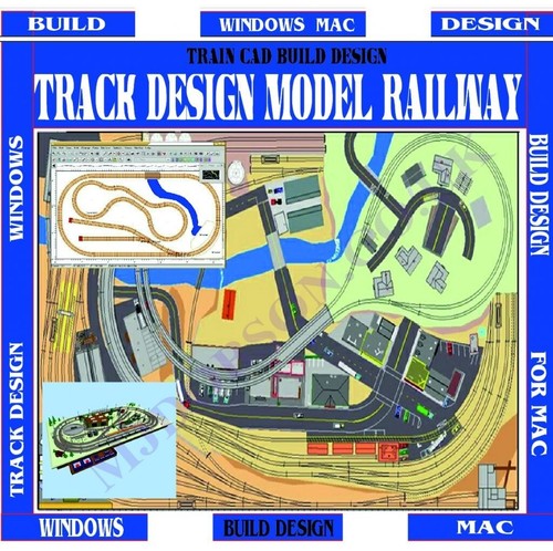 Model railway track planner - model,