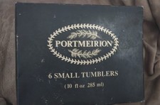  Portmeirion Botanic Garden Tumblers/Glasses (10fl oz./285ml) 9cm/3.5" High