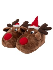 Womens Fluffy Reindeer